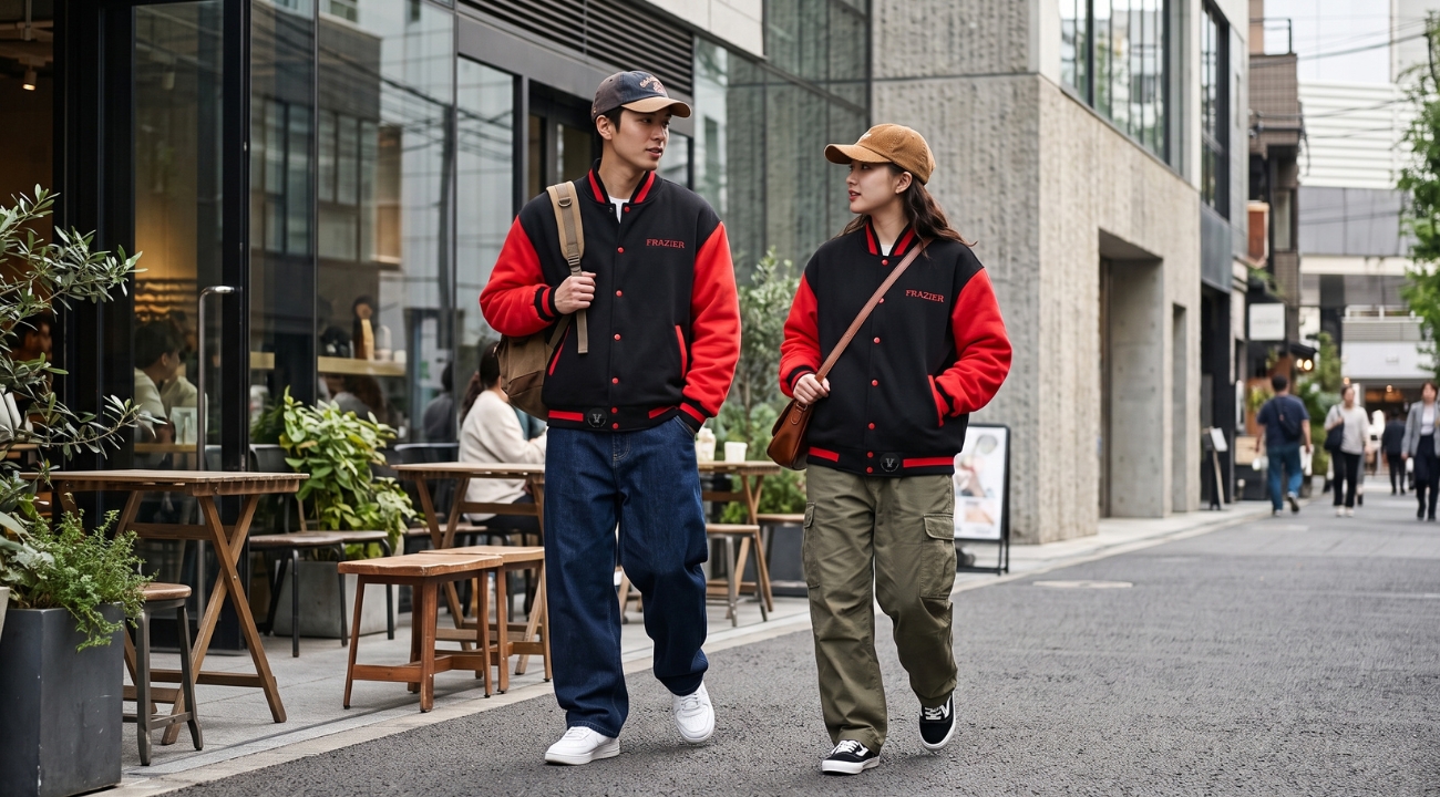 Cotton Fleece Varsity Jackets For Unisex