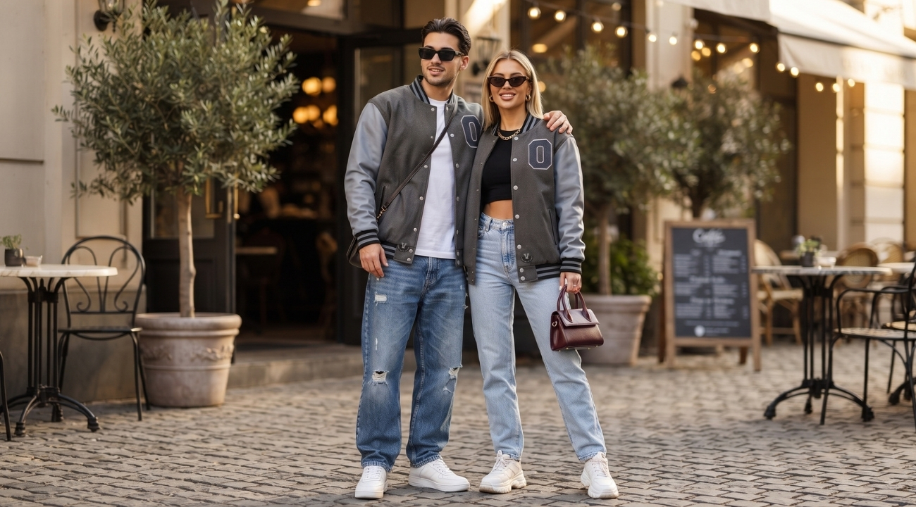 Custom Design Varsity Jackets for Couples