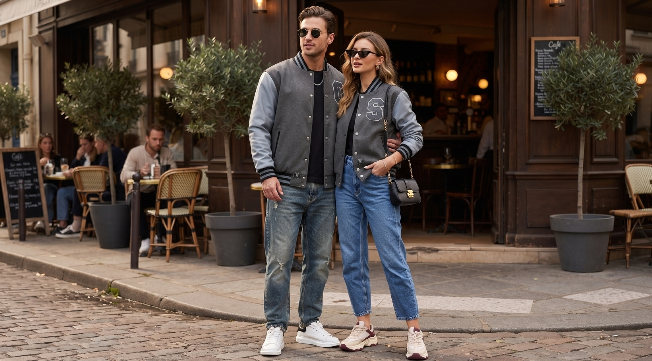 Custom Design Varsity Jackets for Couples