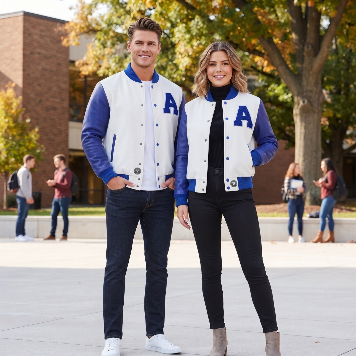 Cropped Varsity Jacket Premium