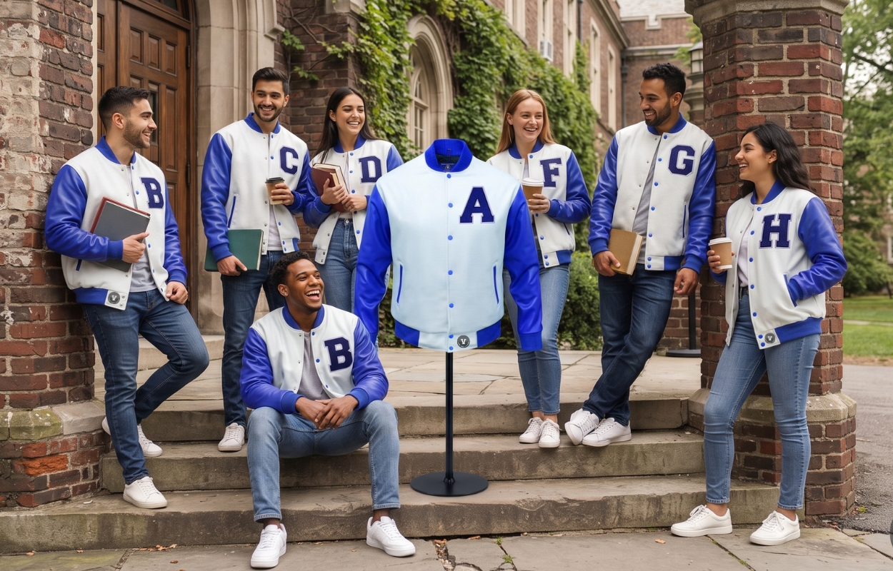 Cropped Varsity Jacket Premium