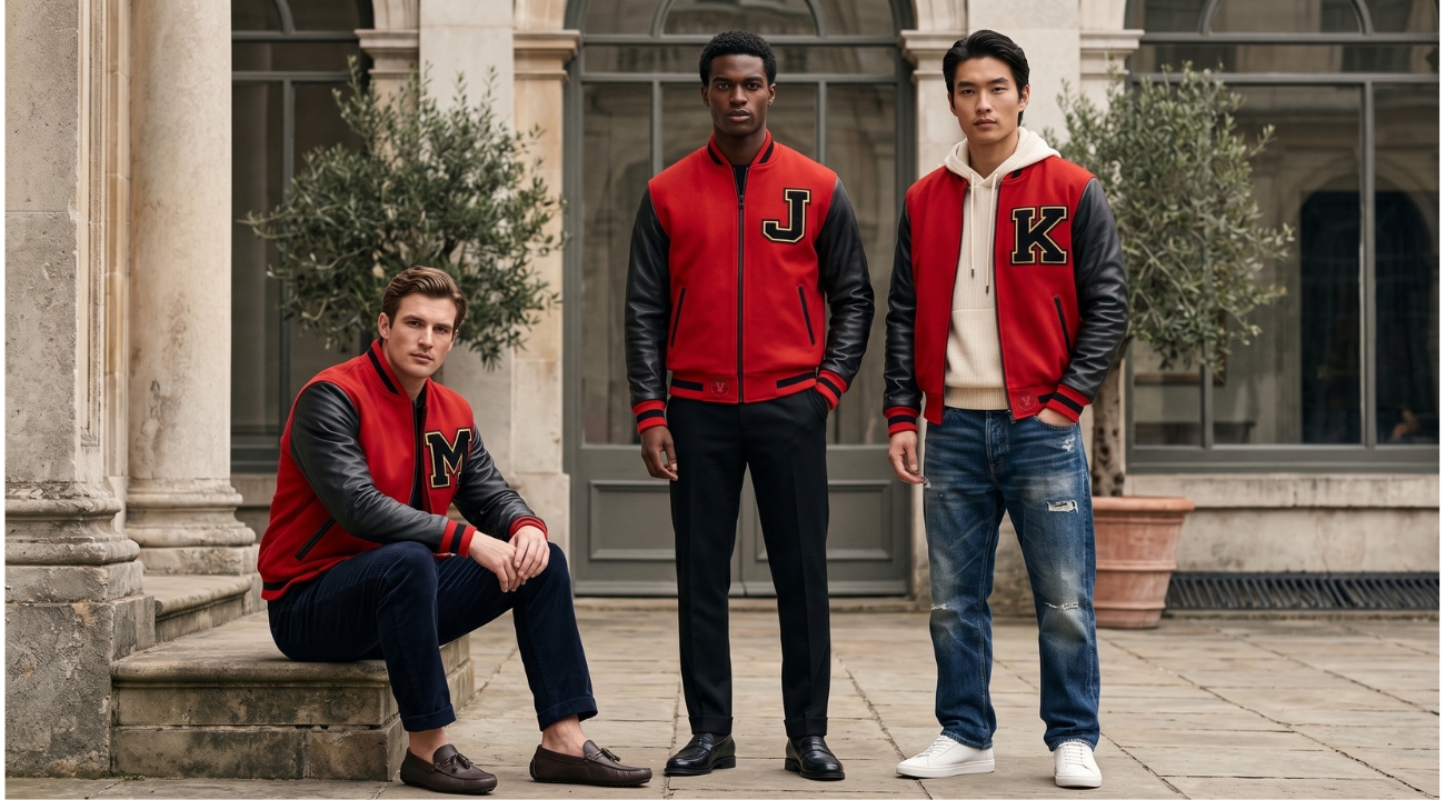 Stylish Wool Leather Varsity Jackets