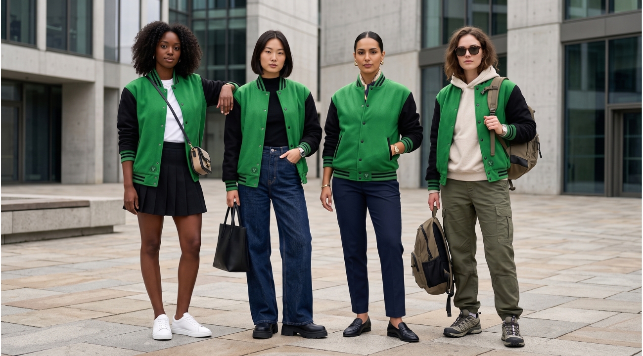 Varsity Jackets For Women Outfits
