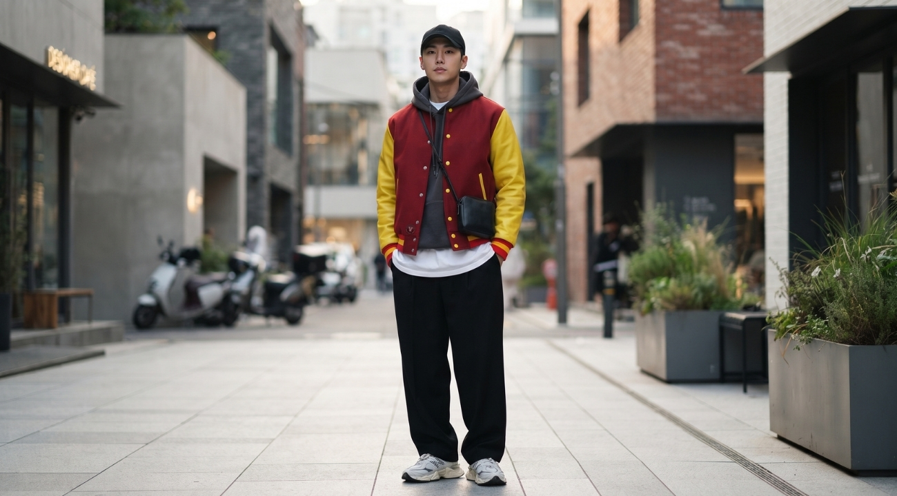 Varsity Jackets in Seoul K-Fashion Trends