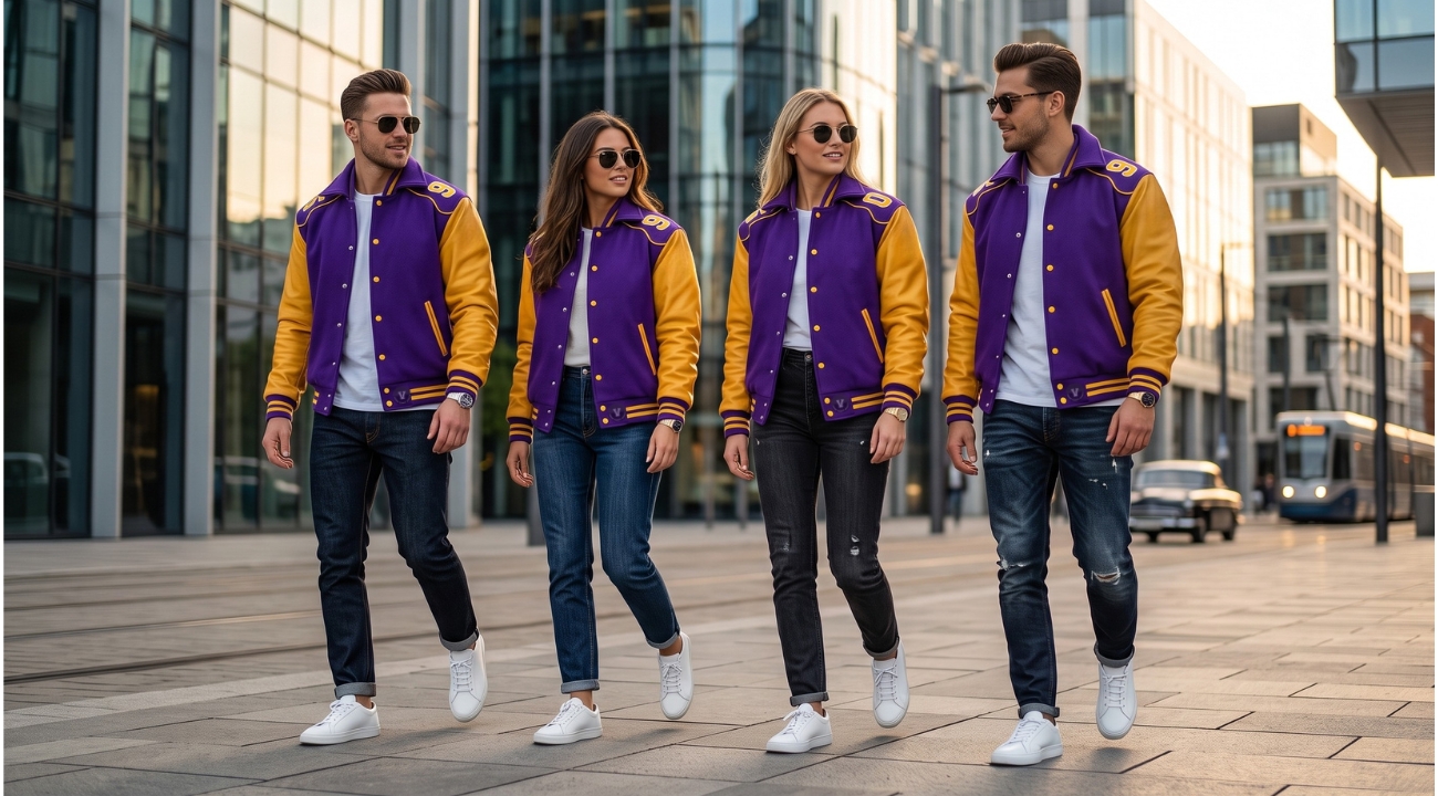 Wool Leather Varsity Jackets Custom