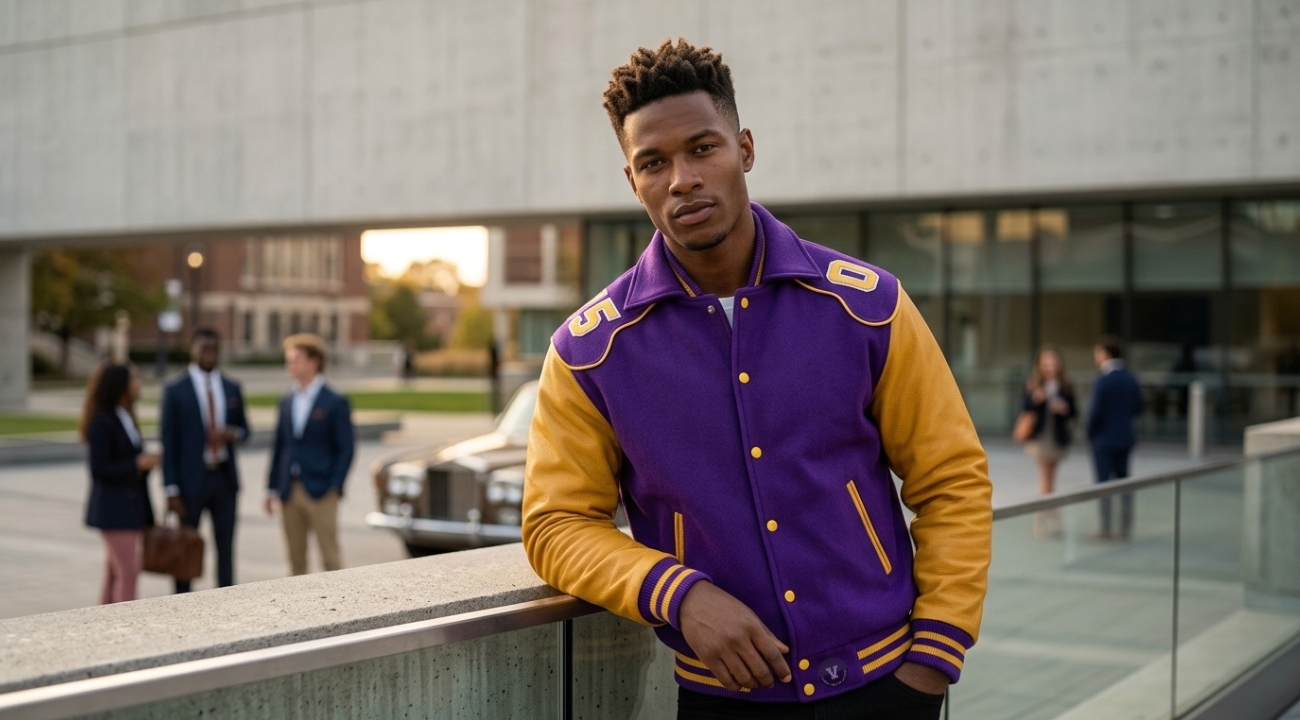 Wool Leather Varsity Jackets Custom