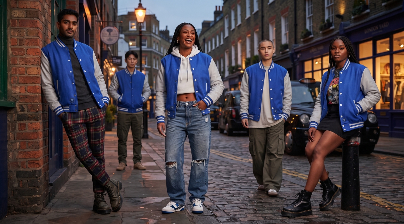 Varsity Jackets Streetwear Fashion in UK
