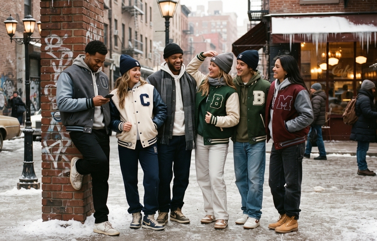 varsity jackets Streetwear Winter